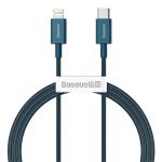 ACC Baseus Superior USB Type-C – iPhone, 20W gyorstöltős adatkábel, 1 m, kék