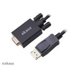 ADA Akasa DisplayPort - VGA adapterkábel - AK-CBDP25-20BK