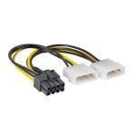 ADA Akyga Adapter 2x Molex/PCI-Express 8-pin AK-CA-29