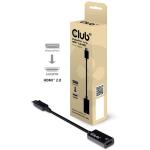 ADA Club3D DisplayPort 1.4 to HDMI 2.0b HDR Active adapter