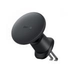 Baseus CW01 Magnetic szellőzőrácsra rögzíthető, vezeték nélküli autós telefon töltő és tartó, 15W, fekete