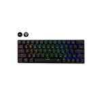 BILL White Shark Premium GK-003111B/R-US KAIKEN vezeték nélküli mechanikus gamer billentyűzet - fekete - US