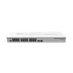 Dobozsérült MikroTik 24xGbit port rackbe szerelhető switch, 2xSFP+ foglalat, dual-boot OS