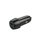 CHG AVAX CC303B CARLY USB A (QC)+Type C (PD) 38W autós töltő, fekete
