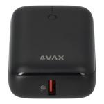 CHG AVAX PB105B MINI PD/Type-C 20W gyorstöltő Powerbank 10.000mAh, fekete