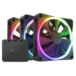 FAN NZXT F120 RGB 3IN1 - 120mm - fekete - RF-R12TF-B1