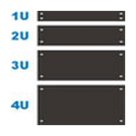 FORMRACK 4U takaró elem (vakpanel) 19"