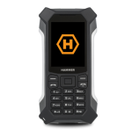 HAMMER Patriot 2,4" Dual SIM csepp-, por- és ütésálló mobiltelefon - fekete/ezüst - Bontott termék