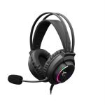 HDS White Shark WOLF GH-2044 gamer fejhallgató mikrofonnal - fekete