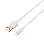 KAB AVAX CB104W PURE USB A-Lightning kábel, 2.1A, fehér - 1m