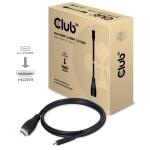 KAB Club3D Micro HDMI to HDMI 2.0 kábel 4K60Hz, Male/Male 1 m/3.28 Ft. BI-DIRECTIONAL