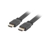 KAB Lanberg HDMI M/M 4K lapos kábel - 1.8m - fekete