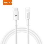 KAB RECCI RTC-P05CL 20W TypeC-Lightning gyorstöltő kábel, fehér - 1,5m