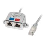 Lanberg RJ45 splitter/osztó RJ45->2xRJ45 árnyékolt, 15cm kábellel