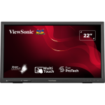 MON ViewSonic 22" TD2223 FHD 75Hz TN fekete érintőkijelzős monitor