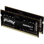RAM Kingston Notebook DDR4 3200MHz 16GB (2x8GB) Kit FURY Impact CL20 1,2V