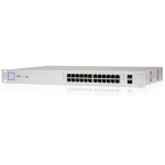 Ubiquiti UniFi Switch, 24x gigabit RJ45 PoE port max. 250W, 2xSFP port, rackbe szerelhető