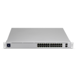 Ubiquiti UniFi Switch Gen2, 24x gigabit RJ45 port, 2xSFP+, 16x 802.3af/at PoE, 4x802.3bt, max.450W, rackes