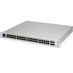 Ubiquiti UniFi Switch Gen2, 48x gigabit RJ45 port, 4xSFP+, 40x 802.3af/at PoE, 8x802.3bt max.660W, rackes