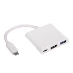 USB Akyga AK-AD-57 USB type C / USB 3.0 / USB type C / HDMI Hub