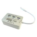 USB HUB LC Power LC-HUB-C-CR 4 port USB 3.0 multi card reader