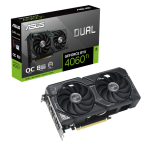 VGA ASUS NVIDIA RTX 4060 Ti 8GB GDDR6 - DUAL-RTX4060TI-O8G