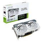 VGA ASUS NVIDIA RTX 4060 Ti 8GB GDDR6 - DUAL-RTX4060TI-O8G-WHITE