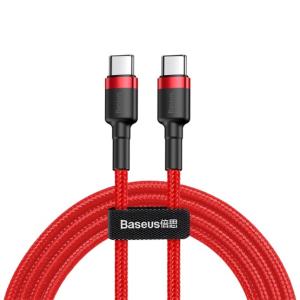 ACC Baseus Cafule USB Type-C, 60W gyorstöltő adatkábel, 1m, piros