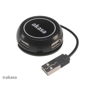 ADA Akasa Connect4C 4in1 - 4 port USB 2.0 - AK-HB-19BK