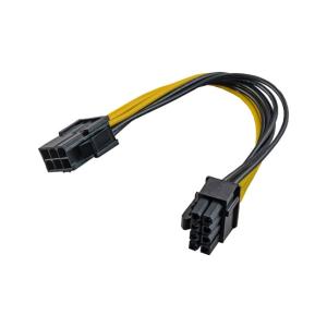 ADA Akyga Adapter PCI Express 6-pin M/ 6+2-pin F AK-CA-07