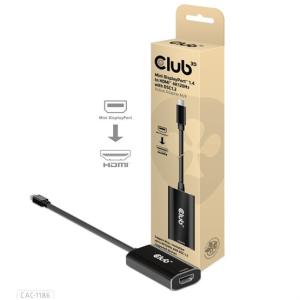 ADA Club3D Mini DisplayPort 1.4 to HDMI 4K120Hz with DSC1.2 Active Adapter M/F