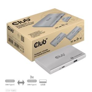 ADA Club3D Thunderbolt 4 Portable 5-in-1 Hub with Smart Power