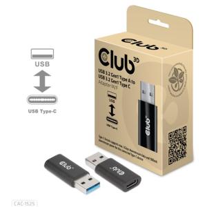 ADA Club3D USB 3.2 Gen1 Type A to USB 3.2 Gen1 Type C Adapter M/F