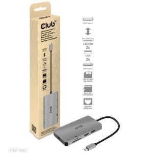 ADA Club3D USB-C 8-1 HUB DUAL HDMI