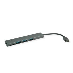 ADA Roline USB 3.2 Type-C - 3x USB + 1x Card - adapter