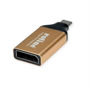 ADA Roline USB- C - DisplayPort v1.2 M/F adapter - arany