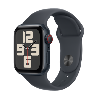 Apple Watch SE2 v3 Cellular 40mm Midnight Alu Case with Midnight Sport Band - S/M