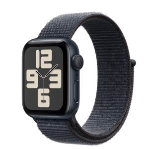 Apple Watch SE2 v3 GPS 40mm Midnight Alu Case with Ink Sport Loop