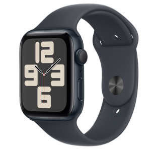 Apple Watch SE2 v3 GPS 44mm Midnight Alu Case with Midnight Sport Band - S/M