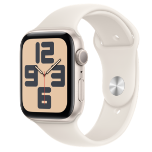 Apple Watch SE2 v3 GPS 44mm Starlight Alu Case with Starlight Sport Band - M/L