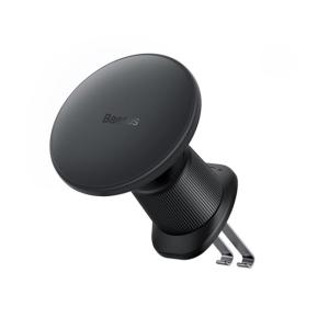 Baseus CW01 Magnetic szellőzőrácsra rögzíthető, vezeték nélküli autós telefon töltő és tartó, 15W, fekete