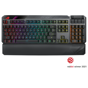 BILL ASUS ROG Claymore II vezeték nélküli billentyűzet - optomechanikus ROG RX Red - HU