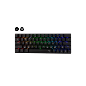 BILL White Shark Premium GK-003111B/R-US KAIKEN vezeték nélküli mechanikus gamer billentyűzet - fekete - US