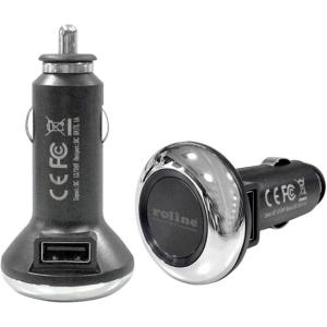 CHG ROLINE USB autós töltő, 2 portos, LED-es, max. 3,1A