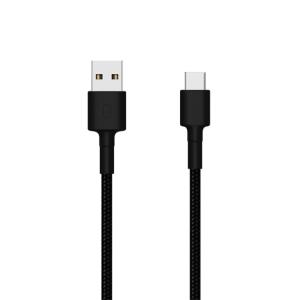 EGY Xiaomi Mi Braided USB Type-C kábel 1 m, fekete - SJV4109GL