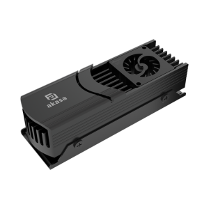 FAN Akasa Gecko Pro LX - M.2 NVMe PCIe 5.0 hűtő - A-M2HS04-BK