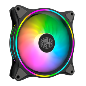 Fan Cooler Master - Case Fan - 14cm - MasterFan MF140 Halo RGB - MFL-B4DN-15NPA-R1