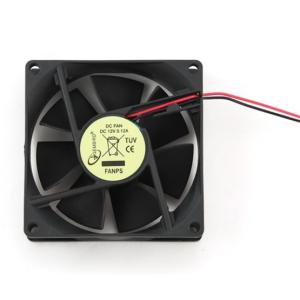 Fan Gembird FANPS 80mm-es ventilátor tápegység – fekete