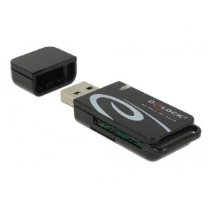 FL Delock 91602Mini USB 2.0 kártyaolvasó SD és Micro SD csatlakozó felülettel