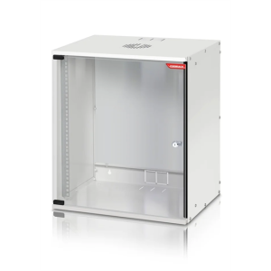FORMRACK 12U SOHO 515x400 19" fali rack szekrény - RAL7035 szürke